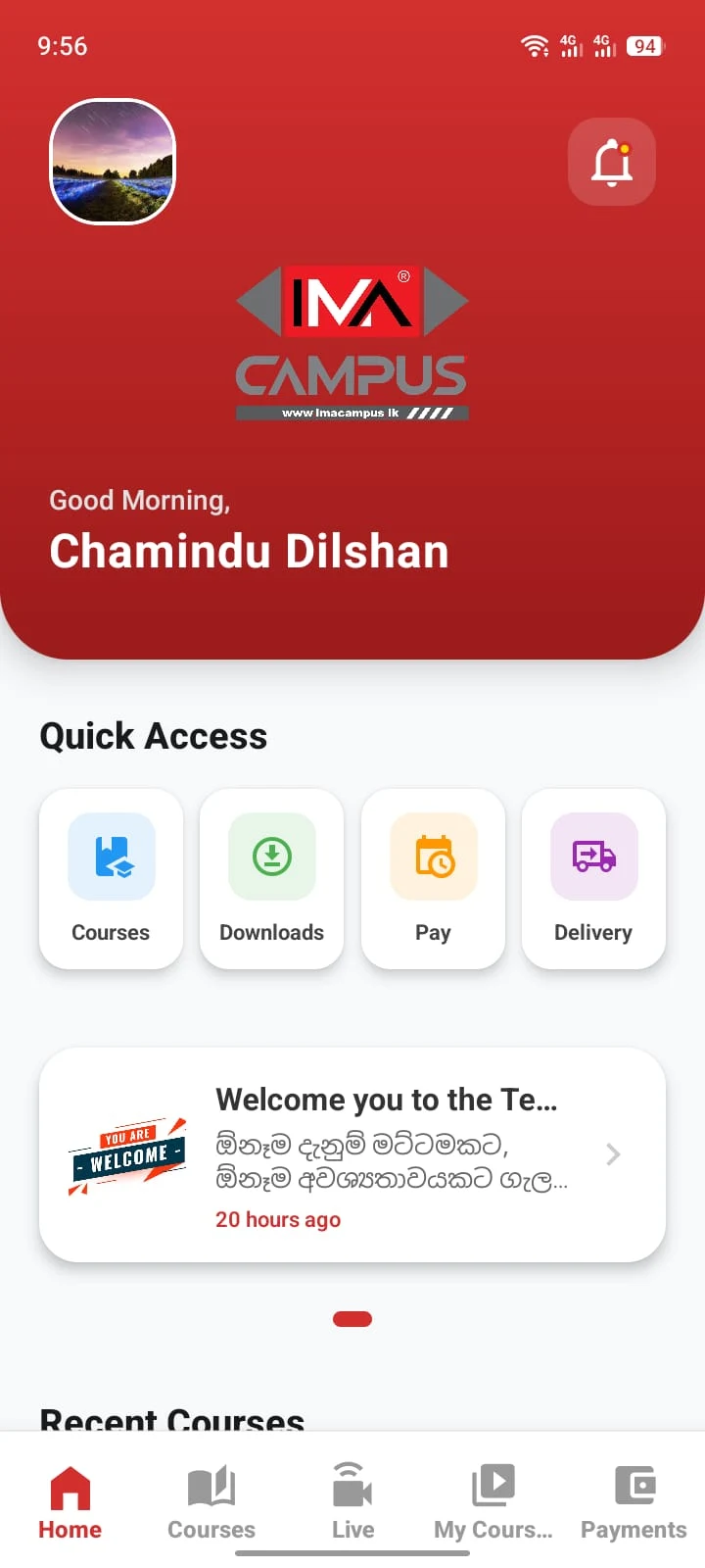 IMA Campus screenshot
